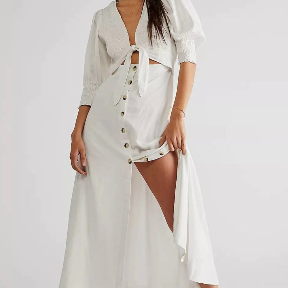 Free People String of Hearts Maxi Dress Size Medium